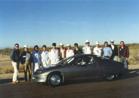 Prototype Impact, delivered by Sunraycer team for $3M budget in 1989